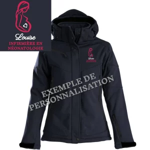 Parka Femme Enceinte Personnalisée Marine
