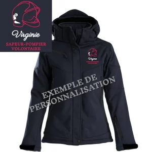 Parka Sapeur Pompier Personnalisée Marine