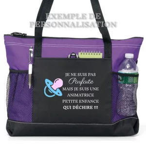Sac Humouristique Petite Enfance qui déchire Violet