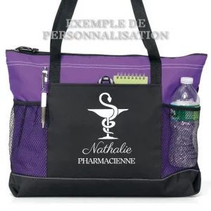 Sac Métier Pharmacien Violet