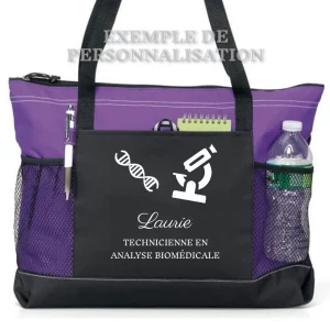 Sac Métier Technicienne de Laboratoire Violet