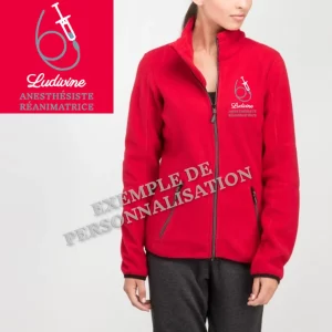 Polaire Anésthésiste personnalisée Rouge