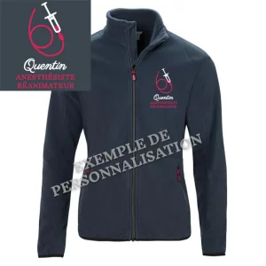 Veste Polaire Homme Anesthésiste Marine