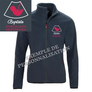 Veste Polaire Homme Gynécologie Marine